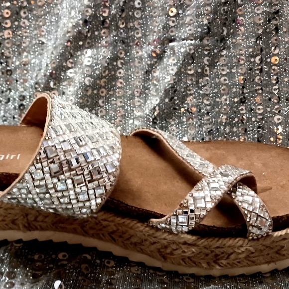 Madden Girl Caseo Platform Espadrille Sandal Size 10 Nwot - Picture 5 of 12